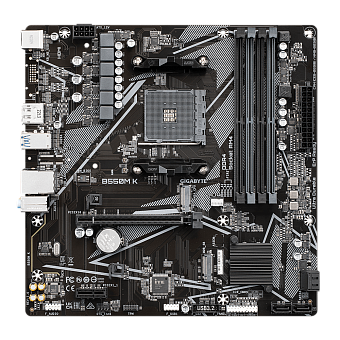 Материнская плата Socket AM4 Gigabyte B550M K (B550) 4*DDR4 M.2 HDMI DP mATX