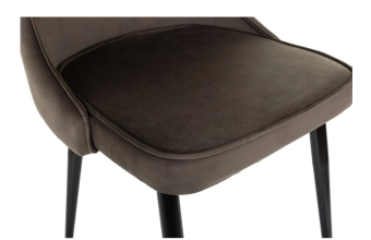 Кресло Бюрократ CH-K4_2 комплект 2шт коричневый Holland 74 металл черный на ножках