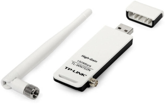 Сетевая карта USB2.0 TP-Link TL-WN722N (802.11b/g/n, до 150Mbps, 2.4GHz)