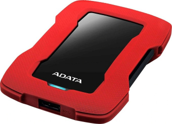 Внешний жесткий диск 1Tb ADATA HD330 2.5" USB3.1 Red