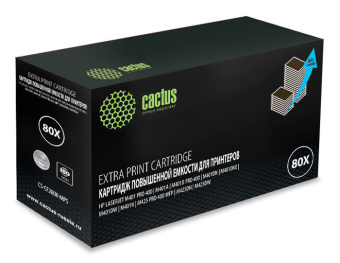 Картридж лазерный Cactus CS-CF280X-MPS для HP, 13000 стр. черный
