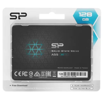 Накопитель SSD SATA 128Gb Silicon Power Ace A55 (TLC, 550/420 Мбайт/сек)