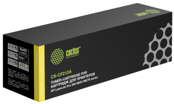 Картридж лазерный Cactus CS-CF212A для HP LJ Pro 200 M251/M276 желтый