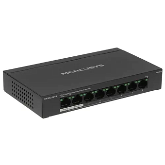 Коммутатор 8 port Mercusys MS108GP 1000 Мбит/сек 7*PoE
