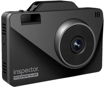 Видеорегистратор с радар-детектором Inspector Piranha GPS, FullHD, 370mAh, черный