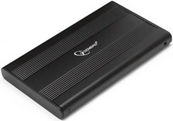 Внешний контейнер USB3.0 -> SATA 2.5", Gembird EE2-U3S-5, алюминий, чёрный