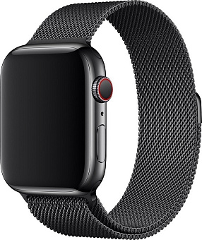 Ремешок Gurdini Milanese Loop Apple Watch 38/40/41mm Space Black