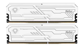 Модуль памяти DDR5 32Gb 6400MHz Netac Shadow III White
