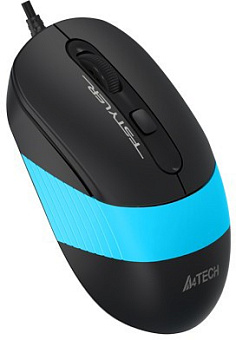 Мышь проводная A4Tech Fstyler FM10 1600dpi черный/синий
