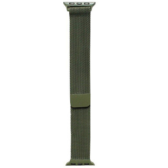 Ремешок Gurdini Milanese Loop Apple Watch 42/44/45/49mm Pine Green