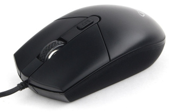Мышь проводная Gembird MOP-500H Optical 2400dpi USB Black (подогревом корпуса)