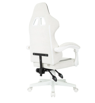 Кресло Knight Wolf WH молочный/серый крестов. пластик пластик белый