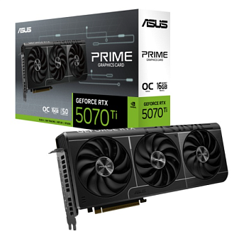 Видеокарта 16Gb ASUS PRIME-RTX5070TI-O16G (RTX5070Ti) GDDR7 HDMI DP