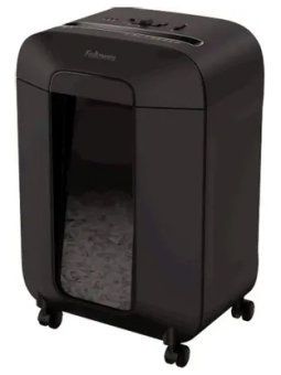Уничтожитель бумаги Fellowes PowerShred LX85, P-4, 4х40 мм, 12 лист. одновременно, 19л