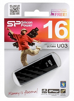 Флешка 16Gb Silicon Power ULTIMA U03 USB black