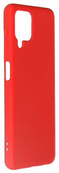 Чехол для смартфона Samsung Galaxy A22 - DF sOriginal-22 силиконовый с микрофиброй красный