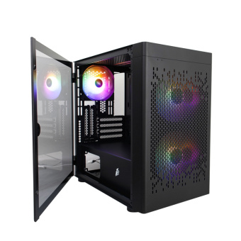 Корпус 1STPLAYER DK D3-B FRGB mATX Black