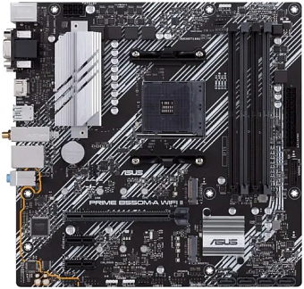 Материнская плата Socket AM5 ASUS PRIME B650M-A WIFI II (B650) 4*DDR5 VGA HDMI DP mATX