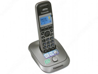 Радиотелефон Panasonic DECT KX-TG 2511 RUM (АОН, спикерфон, полифония, серый металлик)