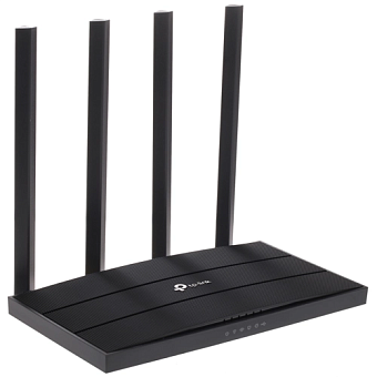 Wi-Fi роутер TP-Link Archer C6U AC1200, 5 ГГц, 1000 Мбит/с, USB, черный