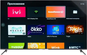 Телевизор 65" Hyundai H-LED65BU7003 LED 4K Ultra HD черный