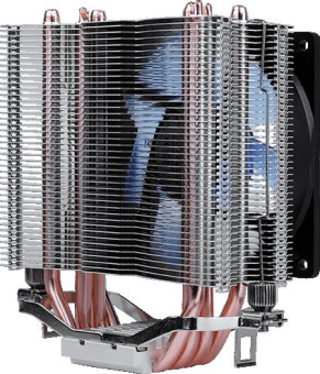 Кулер для процессора Aerocool Verkho 4 Lite 4-pin, 90 мм, 1200/2066/AM4, 125W