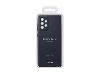 Чехол для смартфона Samsung Galaxy A72 - Silicone Cover черный