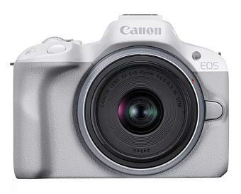 Цифровая фотокамера Canon EOS R50 KIT 18-45mm White