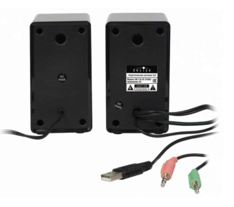 Акустическая система OKLICK OK-116 (2x3W, питание от USB) черный