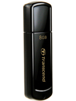 Флешка . 8Gb Transcend JetFlash 350 USB черный