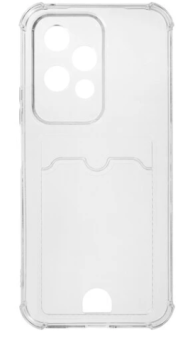 Чехол для смартфона Honor 200 Lite - силиконовый прозрачный с защитой камеры