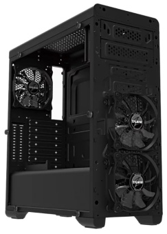 Корпус Zalman N3 (MidiTower, 2*USB2.0, 1*USB3.0, 1*5.25, ATX, без БП) чёрный