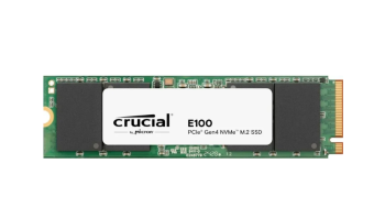Накопитель SSD M.2 1Tb Crucial E100 (PCI-E 4.0 x4, 5000/4500 Мбайт/сек)