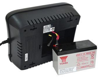 ИБП Powercom Spider  SPD-650N 650 ВА (8 х Euro розеток: 4 с резервным питанием, 4 с фильтрацией)