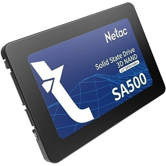 Накопитель SSD SATA .512Gb Netac SA500 (TLC, 520/450 Мбайт/сек, 240 TBW)