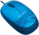 Мышь проводная Logitech M105 Optical 1000dpi USB Blue