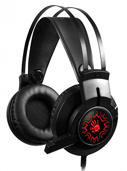 Наушники проводные A4Tech Bloody J437 (микрофон, 20 - 20 000 Гц, 7.1 Surround (виртуальный)) черный