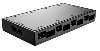 Разветвитель для подсветки 3 pin ARGB - 8 разъемов, ID-Cooling HA-08  8pcs of Ports for Fan PWM, 8pc
