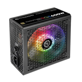 Блок питания .600W Thermaltake Toughpower GX1 RGB (120mm, 24+8pin, 2*8pin, 8*Sata, 4*Molex, 80 PLUS 