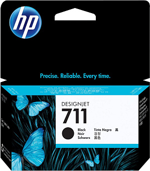 Картридж струйный HP 711 (CZ129AE) для HP DesignJet T120/T520, черный