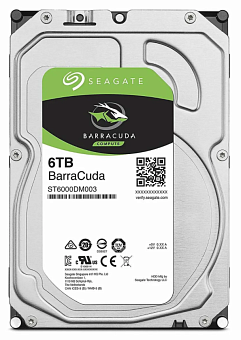 Жесткий диск SATA 6Tb Seagate Barracuda 5400rpm 256Mb SATA-3