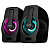 Акустическая система SVEN 255 (2x3W, RGB подсветка, USB) Black