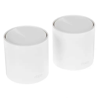 MESH-система ТP-Link Deco X60 AX3000, 5 ГГц, 1000 Мбит/с, 2 шт, белый