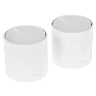 MESH-система ТP-Link Deco X60 AX3000, 5 ГГц, 1000 Мбит/с, 2 шт, белый