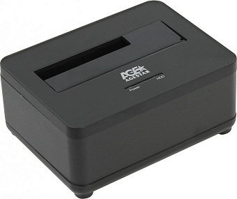 Док-станция AgeStar 3UBT7 (2.5"/3.5" HDD, блок питания) черный