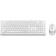 Комплект проводной (клавиатура+мышь) A4Tech Fstyler F1010 белый/серый