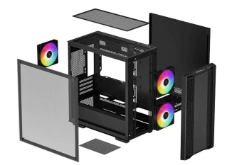Корпус Deepcool CC360 ARGB mATX чёрный