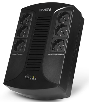 ИБП Sven UP-L1000E 510W, 1000VA, 6 eurosockets