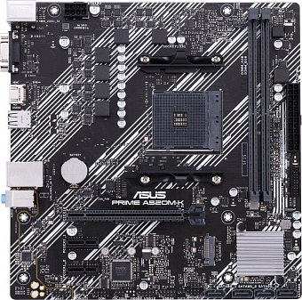 Материнская плата Socket AM4 ASUS PRIME A520M-K (A520) 2*DDR4 2*PCI-Ex1 1*PCI-Ex16 4*SATA VGA HDMI mATX