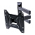Крепление для телевизора Kromax DIX-22 (15"-48" макс.35кг настенный поворотно-выдвижной и наклон) Black